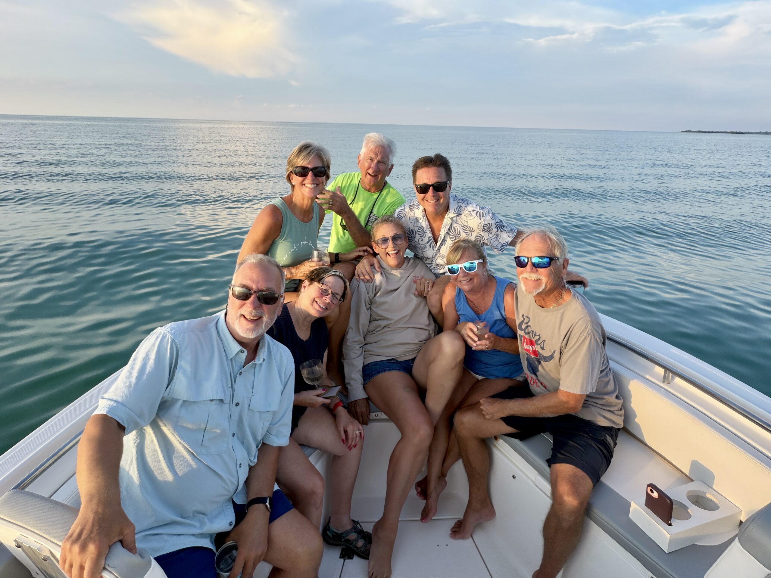 Krista Kowalczyk and friends on group trip to Florida Keys